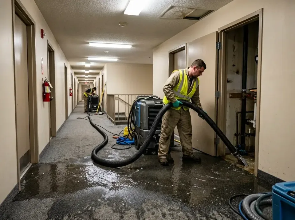 multi-unit-apartment-hallway-f-005 — frequently asked questions, Emergency Burst Pipe Water Extraction & Removal in Valley G…